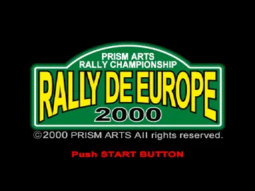 Rally de Europe (JP) screen shot title